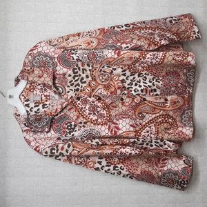 Chico's Multi Media Blouse